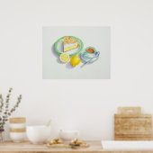 Lemon Meringue Pie met Espresso Poster (Keuken)