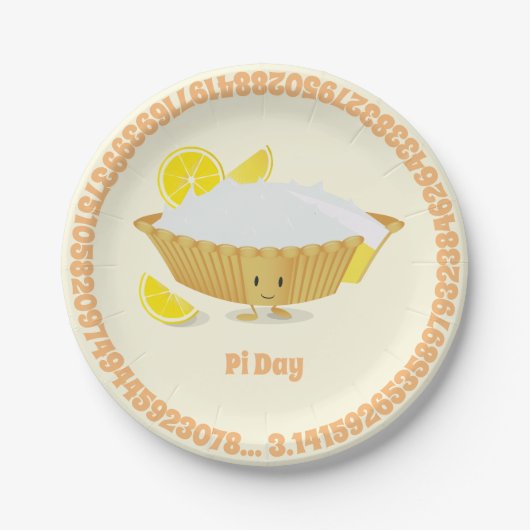 Lemon Meringue Pie Pi Day | Bord papier (Voorkant)