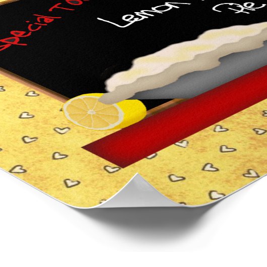 Lemon Meringue Pie Print (Hoek)