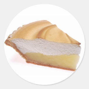Lemon Meringue Pie Ronde Sticker
