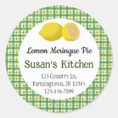 Lemon Meringue Pie Sticker (Voorkant)