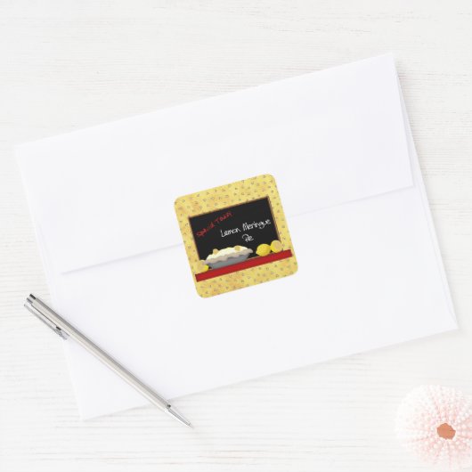 Lemon Meringue Pie Sticker (Envelop)