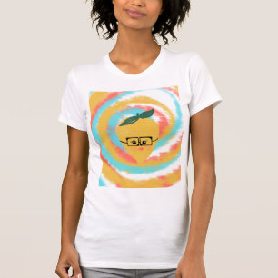Lemon met Attitude and Glasses Tie Dye T-shirt
