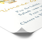 Lemon Mimosa Bar Poster (Hoek)