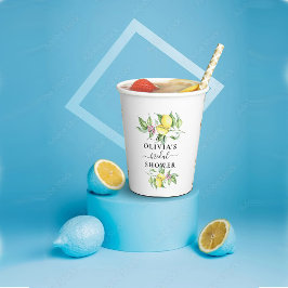 Lemon Minimalistisch Vrijgezellenfeest Papieren ko Papieren Bekers