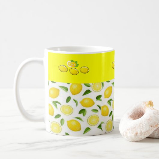 Lemon-Mok Koffiemok (Met donut)