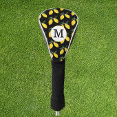 Lemon Monogram Golf Head Hoesje Golfheadcover