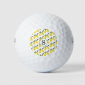 Lemon Monogram Golfballen (Voorkant)