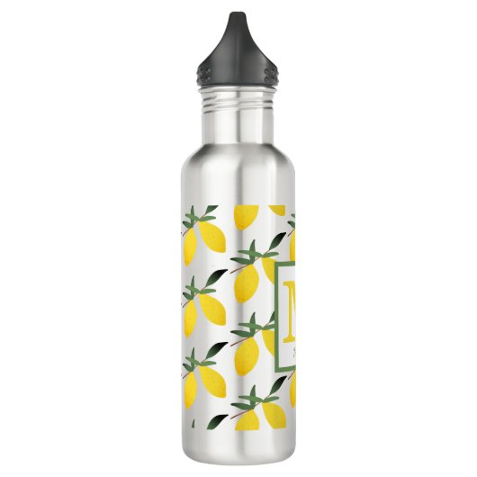 Lemon Monogram Naam Water Fles (Links)