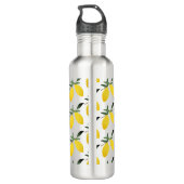 Lemon Monogram Naam Water Fles (Achterkant)
