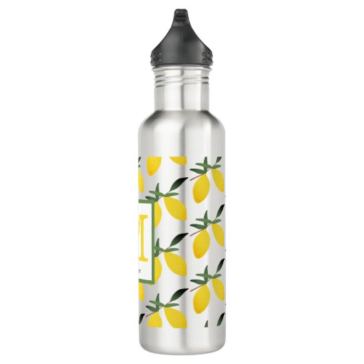  Lemon Monogram Naam Water Fles (Rechts)