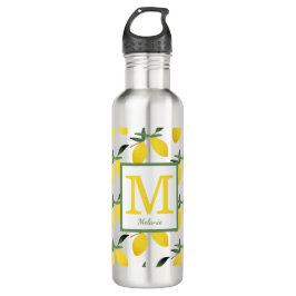  Lemon Monogram Naam Water Fles