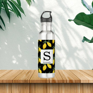 Lemon Monogram Naam Water Fles