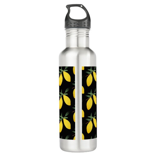 Lemon Monogram Naam Water Fles (Achterkant)