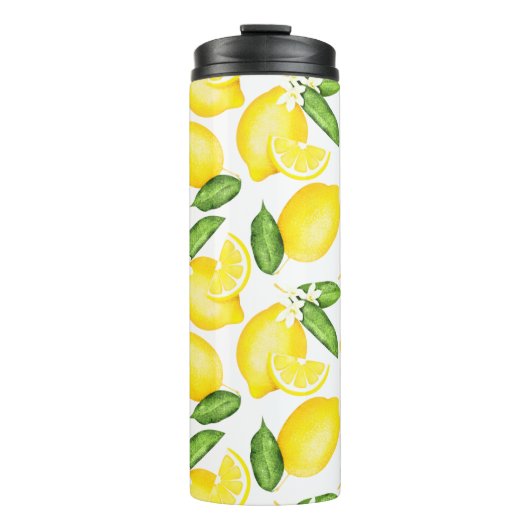 Lemon Monogram  Thermosbeker (Voorkant)