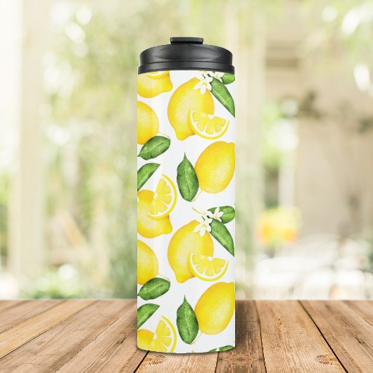Lemon Monogram  Thermosbeker