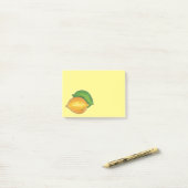 Lemon n' Limoen Citrus Fruit Yellow Lemons Post it Post-it® Notes (Op bureau)