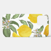 Lemon naadloos patroon. Tropische vruchtenbac Case-Mate iPhone Case (Achterkant (horizontaal))