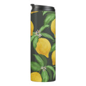 Lemon naadloos  patroon. Tropische vruchtenbac Thermosbeker (Geroteerd rechts)