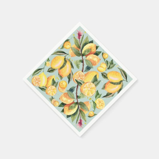 Lemon Napkins Servet (Hoek)