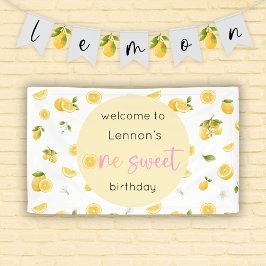 Lemon One Sweet Birthday Spandoek
