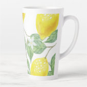 Lemon-ontwerp Latte Mok (Rechts)