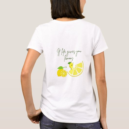 "Lemon "ontworpen T-shirt (Achterkant)