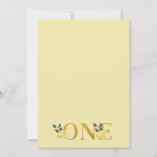 Lemon onze belangrijkste pleister voor de eerste v kaart (Achterkant)