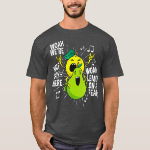 Lemon op een peertje met een schimmelhoes t-shirt