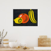 Lemon, Orange Banana - Matchbox Print - Aesthetic (Keuken)