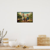 Lemon Orchard Children Poster (Keuken)