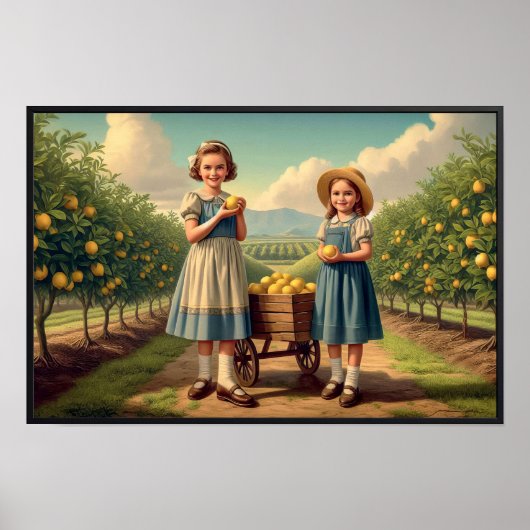 Lemon Orchard Children Poster (Voorkant)
