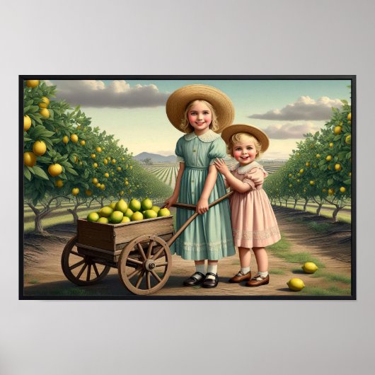  Lemon Orchard Children Poster (Voorkant)