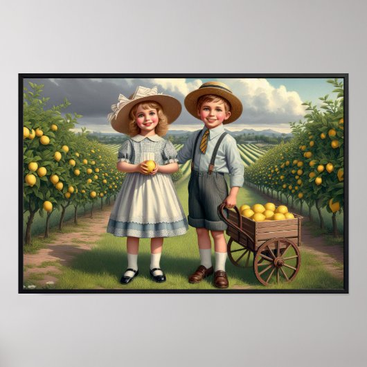  Lemon Orchard Children Poster (Voorkant)