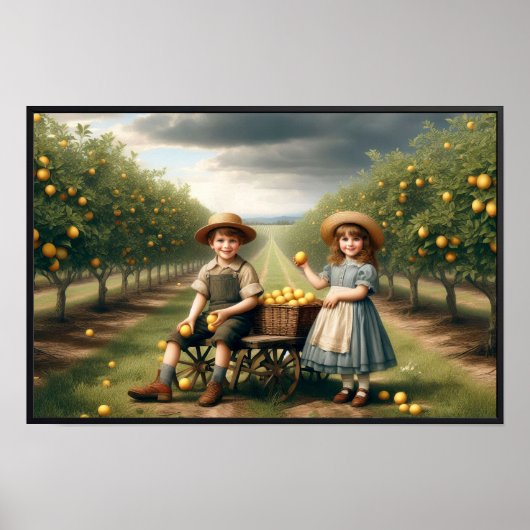  Lemon Orchard Children Poster (Voorkant)