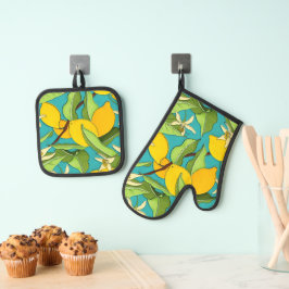 Lemon Ovenwant & Pannenlap Set
