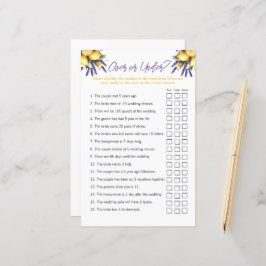 Lemon "Over en Onder" Vrijgezellenfeest spel