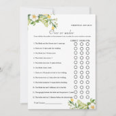 Lemon Over of onder vrijgezellenfeest spel Kaart (Voorkant)