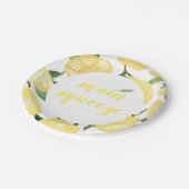Lemon Paper Borden Main Squeeze Vrijgezellenfeest Papieren Bordje (Gekanteld)