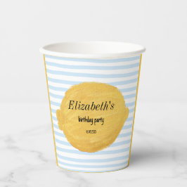 Lemon Paper Cup voor de verjaardag van kinderen Papieren Bekers