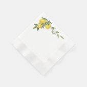 Lemon Paper Napkin Servet (Hoek)