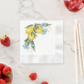 Lemon Paper Napkin Servet (Insitu)