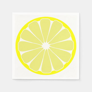 Lemon Paper Party servetten