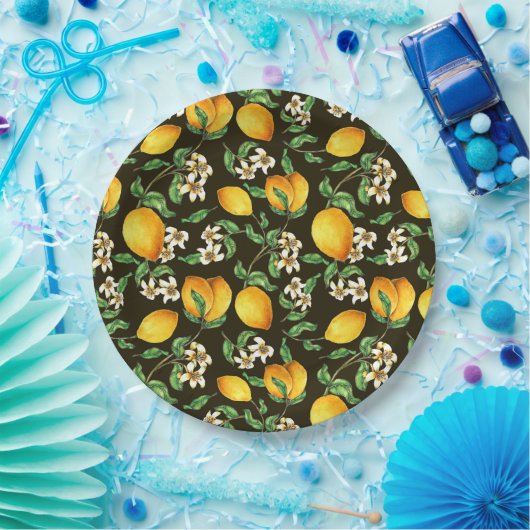 Lemon Papieren Bordje (Feest)