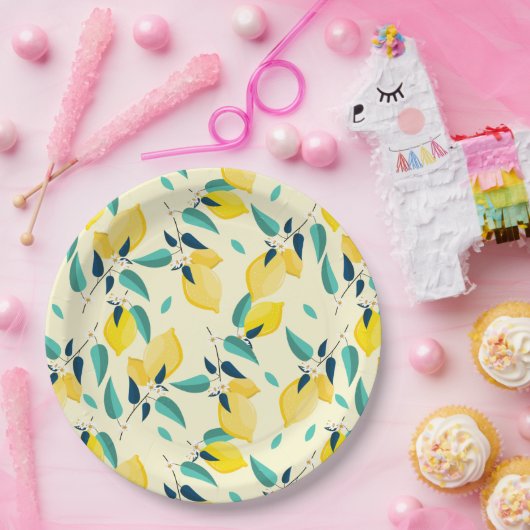 Lemon Papieren Bordje (Feest)