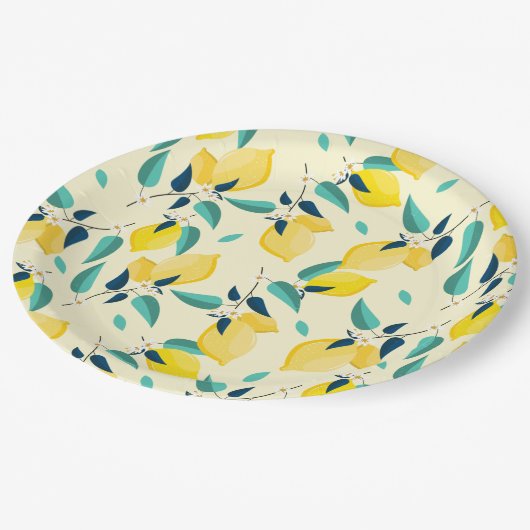 Lemon Papieren Bordje (Gekanteld)