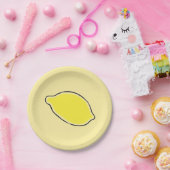 Lemon Papieren Bordje (Feest)