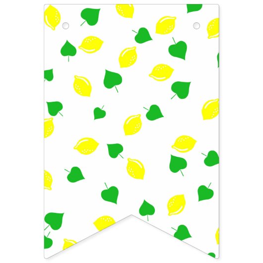 Lemon Party Bunting Flags Vlaggetjes (Tweede vlag)