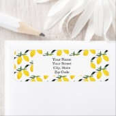  Lemon Patroon op maat Etiket (Insitu)