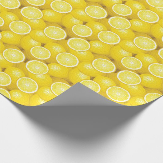 Lemon Pattern 2 Cadeaupapier (Hoek)